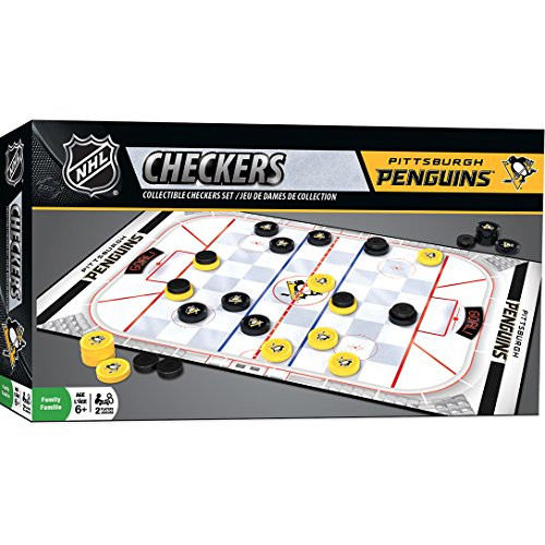 MasterPieces NHL Pittsburgh Penguins Checkers Game