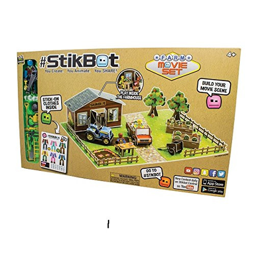 Zing TST623F Stikbot Movie Set-Farm Scene