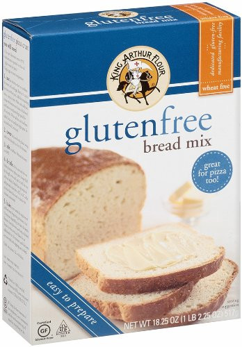 King Arthur Flour Bread Mix  Gluten Free  18.25 Ounce Packages -Pack of 3-
