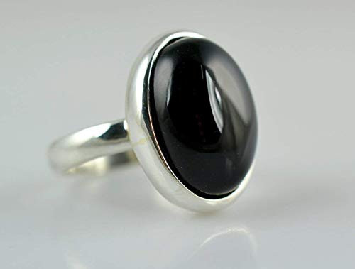 Black Onyx Ring  925 Sterling Silver  Handmade Ring  Black Ring  Black Onyx Jewelry  Size 3 to 14 US