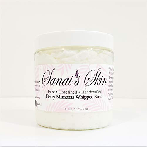 Berry Mimosas Whipped Soap with Shea Butter Mango Butter Cocoa Butter Coconut Oil Argan Oil Tea Tree Oil by Sanai_s Skin Berry Mimosas Whipped Soap with Shea Butter Mango Butter Cocoa Butter Coconut Oil Argan Oil Tea Tree Oil by Sanai_s Skin