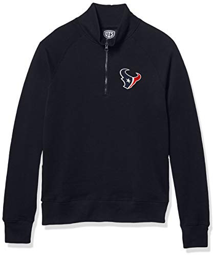 OTS NFL Chicago Bears Men_s Fleece 1 4-Zip Pullover  Logo  X-Large
