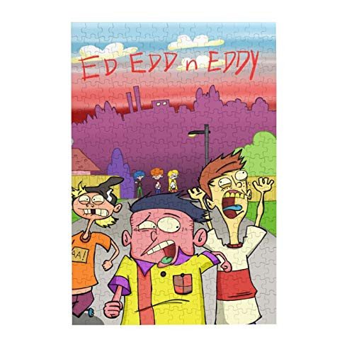 Trisom Art Intellectual Challenge Picture Boys and Girls Wooden Puzzles Game Ed EDD N Eddy Jigsaw Puzzles for Adults and Kids 300 Pieces