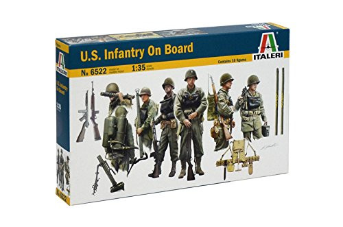 Italeri 510006522 1  35 figures Set U.s. Infantry On Board