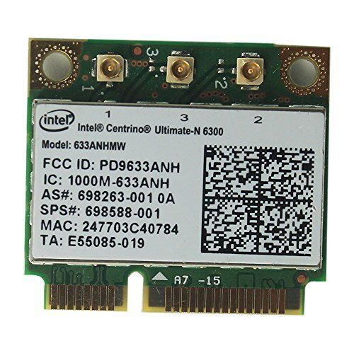 Intel WiFi Link Intel Ultimate-N 6300 SPS  698588-001 WIFI wireless network card for HP