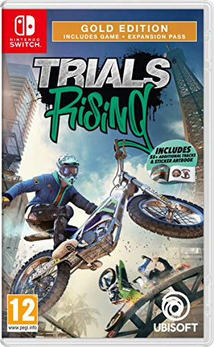 Trials Rising - Gold Edition -Includes 55 Plus additional Tracks  and  Sticker Artbook- NSW -Nintendo Switch-