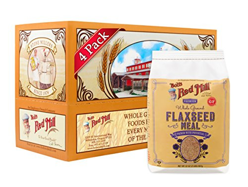 Bob_s Red Mill Brown Flaxseed Meal  32 Ounce -Pack of 4- -Package May Vary-