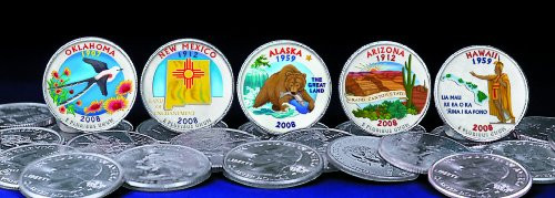 American Coin Treasures 2008 Colorized Statehood Quarters American Coin Treasures 2008 Colorized Statehood Quarters