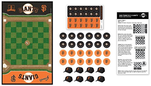 MasterPieces MLB San Francisco Giants Checkers Board Game MasterPieces MLB San Francisco Giants Checkers Board Game