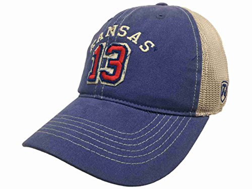 Top of the World Kansas Jayhawks Wilt Chamberlain 13 Mesh Vintage Retro Flexfit Slouch Hat Cap Top of the World Kansas Jayhawks Wilt Chamberlain 13 Mesh Vintage Retro Flexfit Slouch Hat Cap