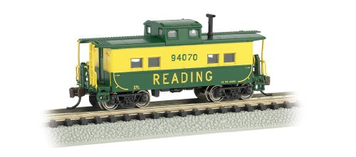 Bachmann Industries 94070 Northeast Steel Caboose Reading Green Yellow N Scale Bachmann Industries 94070 Northeast Steel Caboose Reading Green Yellow N Scale