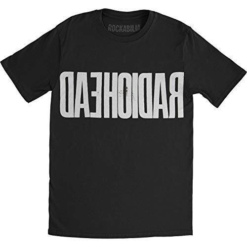 Impact Radiohead Backwards Soft Fitted 30 1 Cotton Tee -XL- Black