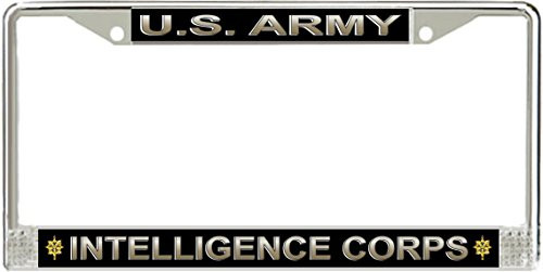 MilitaryBest U.S. Army Intelligence License Plate Frame