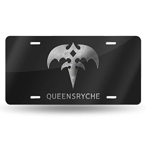 N C Queensryche Decorative Car Front License Plate Aluminum Metal License Plate 6inch  X 12inch