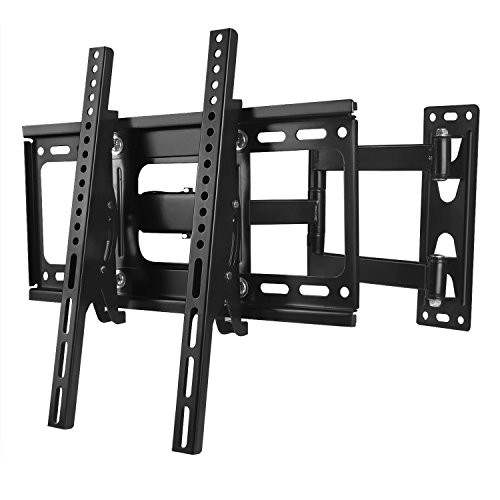 Load VESA 400x400mm and 99 LBS TV Wall Mount Bracket for Most 26-55 Inch LED  LCD  OLED and Plasma Flat Screen TV  with Full Motion Swivel Articulating Dual Arms with Tilting - Gift