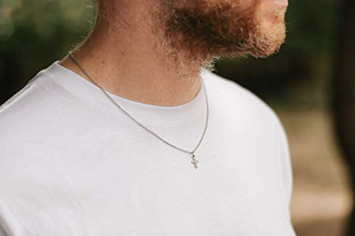 Cross Necklace for Men Groomsmen Gift 