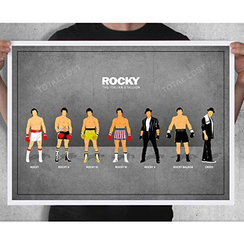 Rocky poster Rocky print rocky Balboa wall art movie poster movie art man cave art man cave poster home decor wall decor Sylvester Stallone