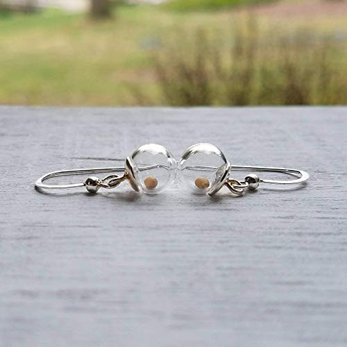 Mustard seed earrings sterling silver earrings faith jewelry Christian jewelry Mustard seed earrings sterling silver earrings faith jewelry Christian jewelry