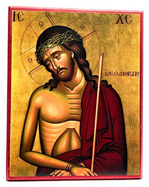Wooden Greek Orthodox Christian Icon Jesus Christ the Bridegroom -Holy Week- 8inch x 10inch MDF Wooden Greek Orthodox Christian Icon Jesus Christ the Bridegroom -Holy Week- 8inch x 10inch MDF