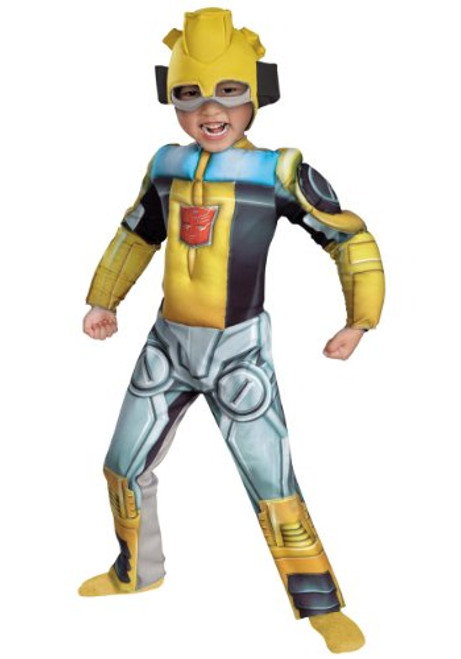 Boy_s Bumblebee Rescue Bot Toddler Muscle Costume Medium -3T-4T- Boy_s Bumblebee Rescue Bot Toddler Muscle Costume Medium -3T-4T-