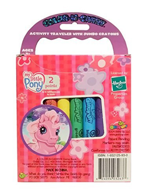 My Little Pony G3 Ponies and Playtime Color n Carry Activity Traveler with Jumbo Crayons and Activity Book My Little Pony G3 Ponies and Playtime Color n Carry Activity Traveler with Jumbo Crayons and Activity Book