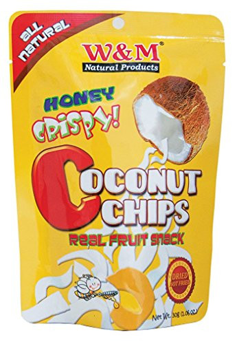 W and m Toasted Coconut Chips  Honey Flavor 1.06 Ounce.