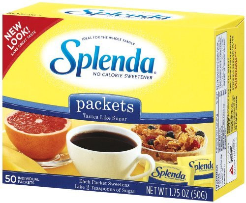 Splenda No Calorie Sweetener Granular  Individual Packets  50-count Packages -Pack of 8-