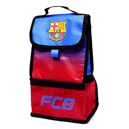 FC Barcelona Official Fade Insulated Football/Soccer Crest Lunch Bag (One Size) (Red/Blue)
