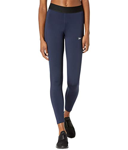 Reebok Training Essentials Linear Logo Leggings  Vector Navy  XS