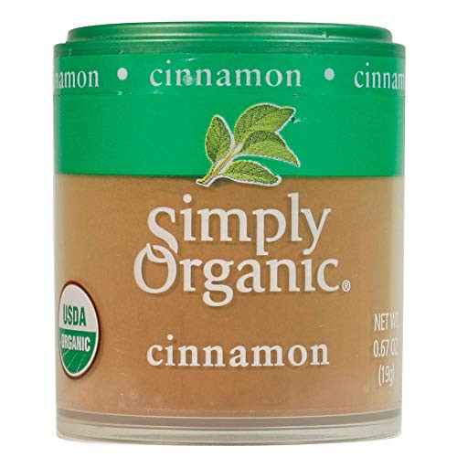 Simply Organic Ground Cinnamon Certified Organic - 0.67 oz - Pack of 12 - Cinnamomum burmannii -Nees and T. Nees- Blume Simply Organic Ground Cinnamon Certified Organic - 0.67 oz - Pack of 12 - Cinnamomum burmannii -Nees and T. Nees- Blume