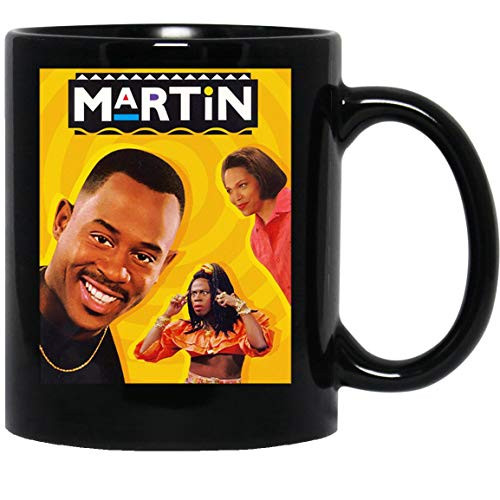 N  Martin TV Series Show 90s sitcoms Martin-Payne Gina-Waters-PayneFunny Coffee Mug for Women and Men Tea Cups -15 Oz-