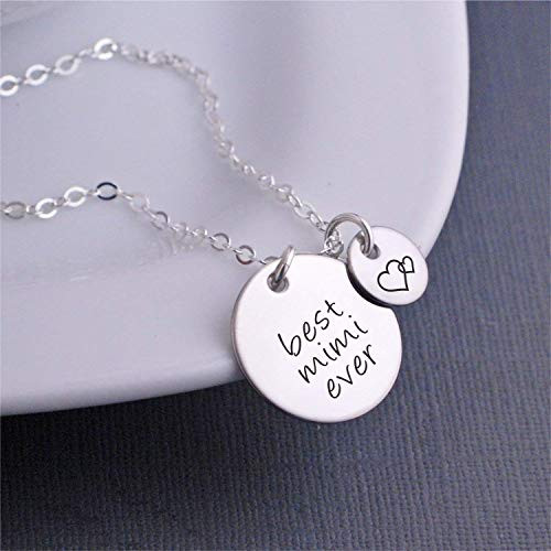 Gift For Mimi  Best Mimi Ever Necklace  Mother_s Day Gift for Mimi