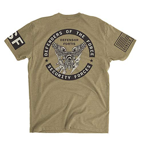 BUNKER 27 Security Forces T-Shirt U.S. Air Force Shirt AFSC 3P0X1 -Coyote Brown Medium- BUNKER 27 Security Forces T-Shirt U.S. Air Force Shirt AFSC 3P0X1 -Coyote Brown Medium-