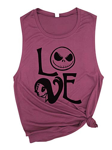 Love Nightmare Before Christmas - Muscle Tank  Jack Skellington Shirt  Nightmare Before Christmas shirt  Halloween shirt.