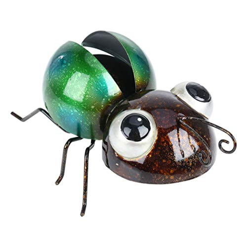 Yardwe Iron Ladybug Metal Animal Hanging Wall Art Inspirational Wall Ladybug Sculpture Decorations for Outdoor Garden Pool Patio Bathroom Yardwe Iron Ladybug Metal Animal Hanging Wall Art Inspirational Wall Ladybug Sculpture Decorations for Outdoor Garden Pool Patio Bathroom