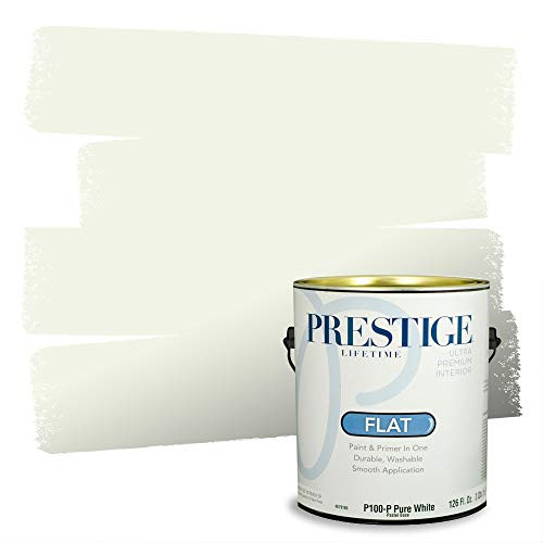 Prestige Interior Paint and Primer in One  Paste  Flat  1 Gallon