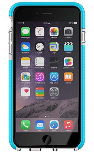 Evo Mesh Sport Case for iPhone 6 Plus 6s Plus Clear Blue