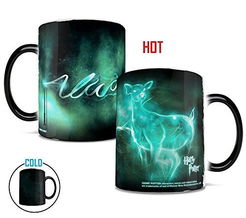 Morphing Mugs Harry Potter Always Patronus Heat Reveal Ceramic Coffee Mug - 11 Ounces
