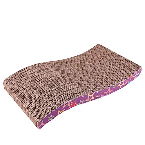 N-C Pet Toy Cat Scratching Board Grinding Claw Corrugated Paper Cat Toy Cat Grinding Claw Board Catnip Cat Supplies