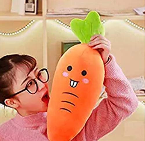 Dongcrystal 21.6" Plush Carrot Pillows Stuffed Creative Vegetables Toys Funny Sofa Cushion