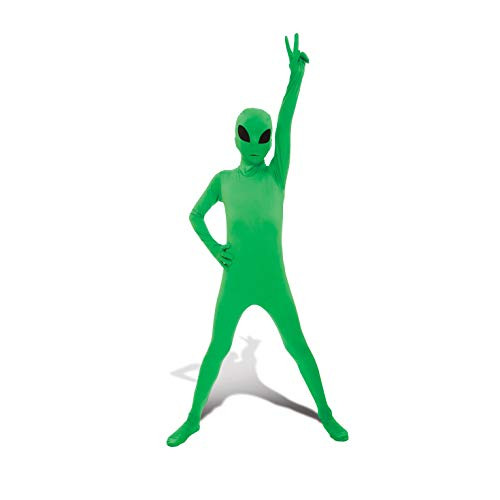 Morphsuits Glow Alien Kids Fancy Dress Costume - size Medium 3 6 -3 11  -105cm - 119cm-