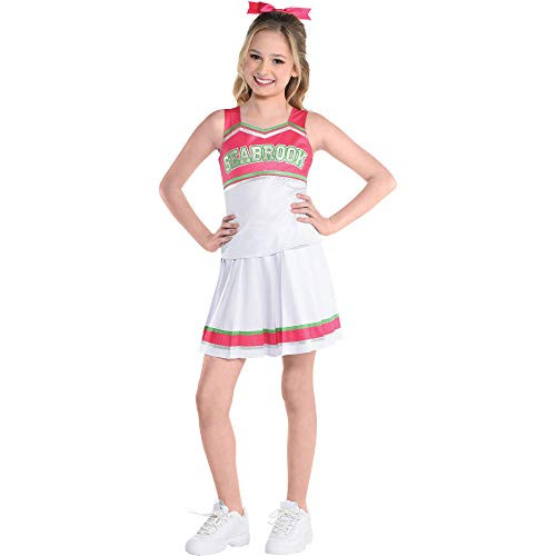 Party City Addison Cheer Halloween Costume for Girls  Disney s Zombies 2  Medium  Includes Top  Skirt and Hair Bow