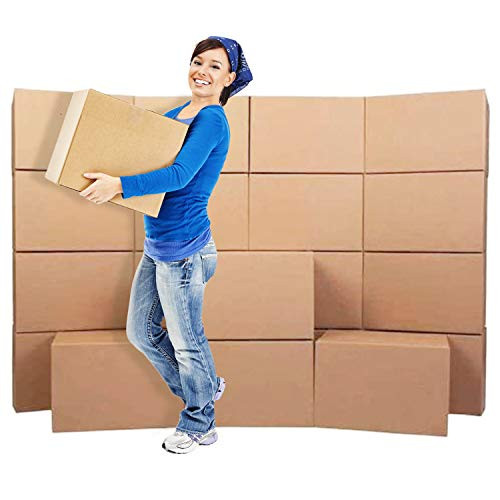 Medium Moving Boxes -20-Pack- 18inch x14inch x12inch  Cheap Cheap Moving Boxes