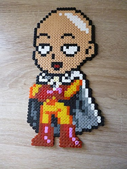 Sprite Saitama - One punch man - Hama Beads  Pixel Art  Perler bead