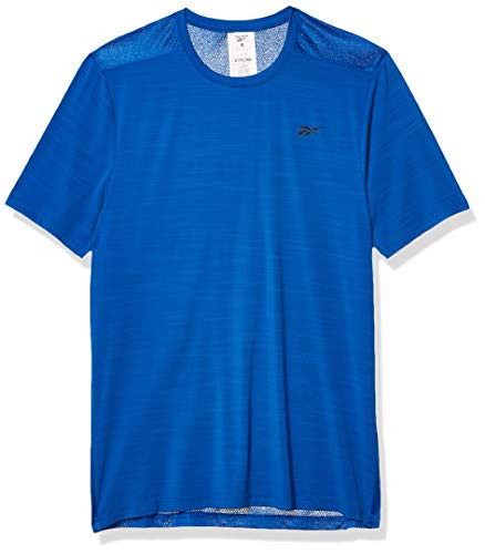 Reebok Workout Ready Ac Graphic Short Sleeve  Humble Blue  XS