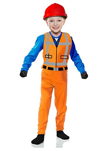 Charades Little Boy_s The Builder Childrens Costume  as Shown  Medium