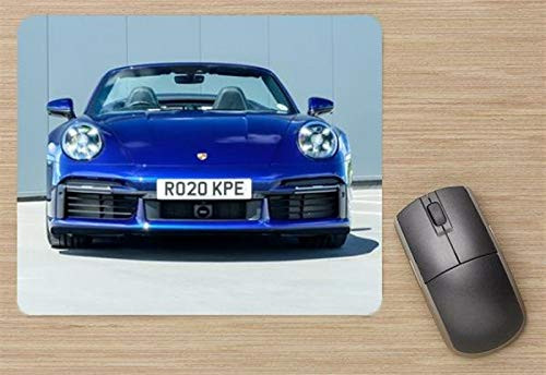 Celebrity Print Posters Porsche 911 Turbo S Cabriolet -UK- 2021 Mouse Pad  Printed Mousepad