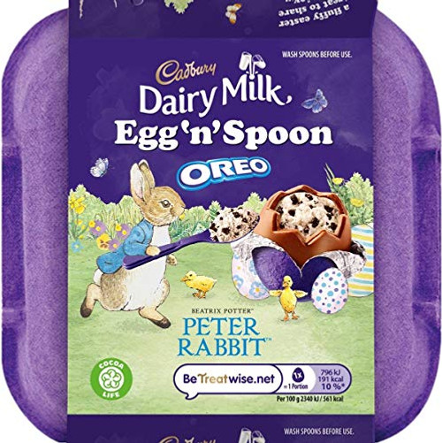 2 x Cadbury Dairy Milk Egg _n_ Spoon with Oreo -4 eggs to share- 136g 2 x Cadbury Dairy Milk Egg _n_ Spoon with Oreo -4 eggs to share- 136g