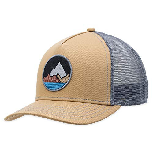 Pistil Men_s Spike Trucker Hat  Camel  One Size