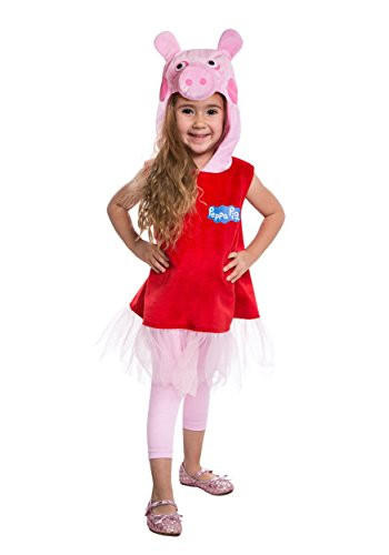 Peppa Pig Ballerina Costume Small -4-6- Red